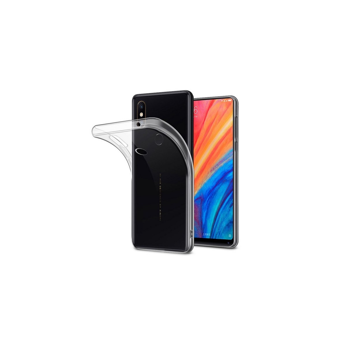Funda Gel Tpu Fina Ultra-Thin 0,5mm Transparente para Xiaomi Mi Mix 2S