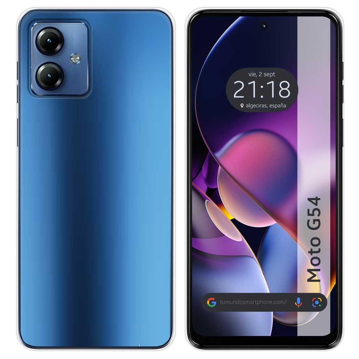 Funda Silicona Gel TPU Transparente para Motorola Moto G54 5G