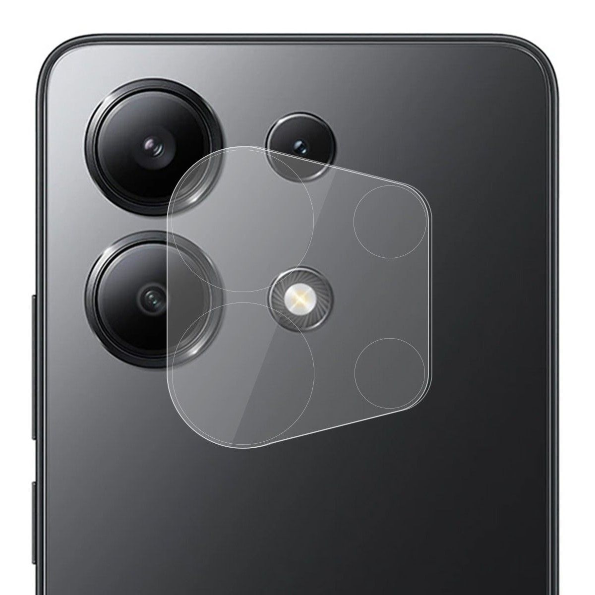Protector Cristal Templado Cámara Trasera para Xiaomi Redmi Note 13 4G Vidrio