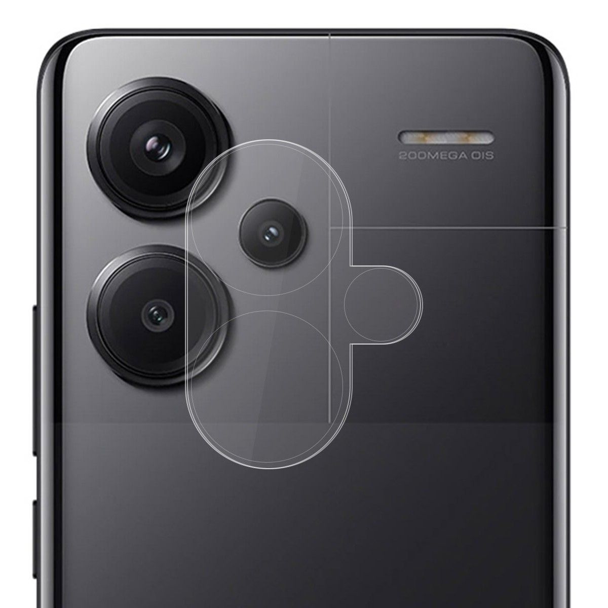 Protector Cristal Templado Cámara Trasera para Xiaomi Redmi Note 13 Pro+ Plus 5G Vidrio
