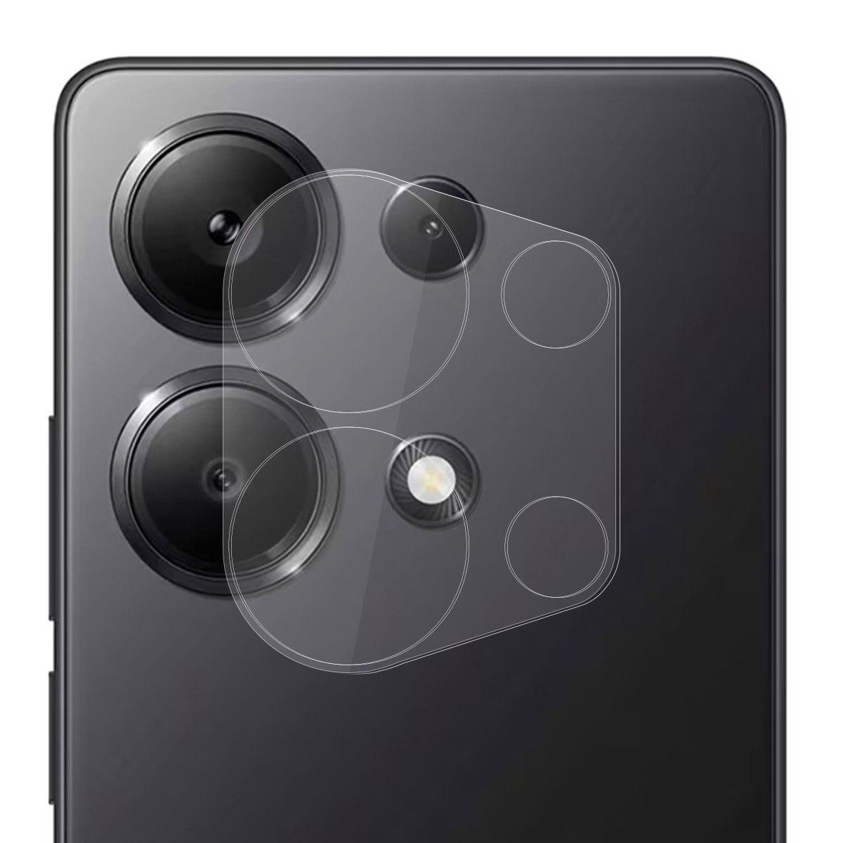 Protector Cristal Templado Cámara Trasera para Xiaomi Poco M6 Pro 4G Vidrio