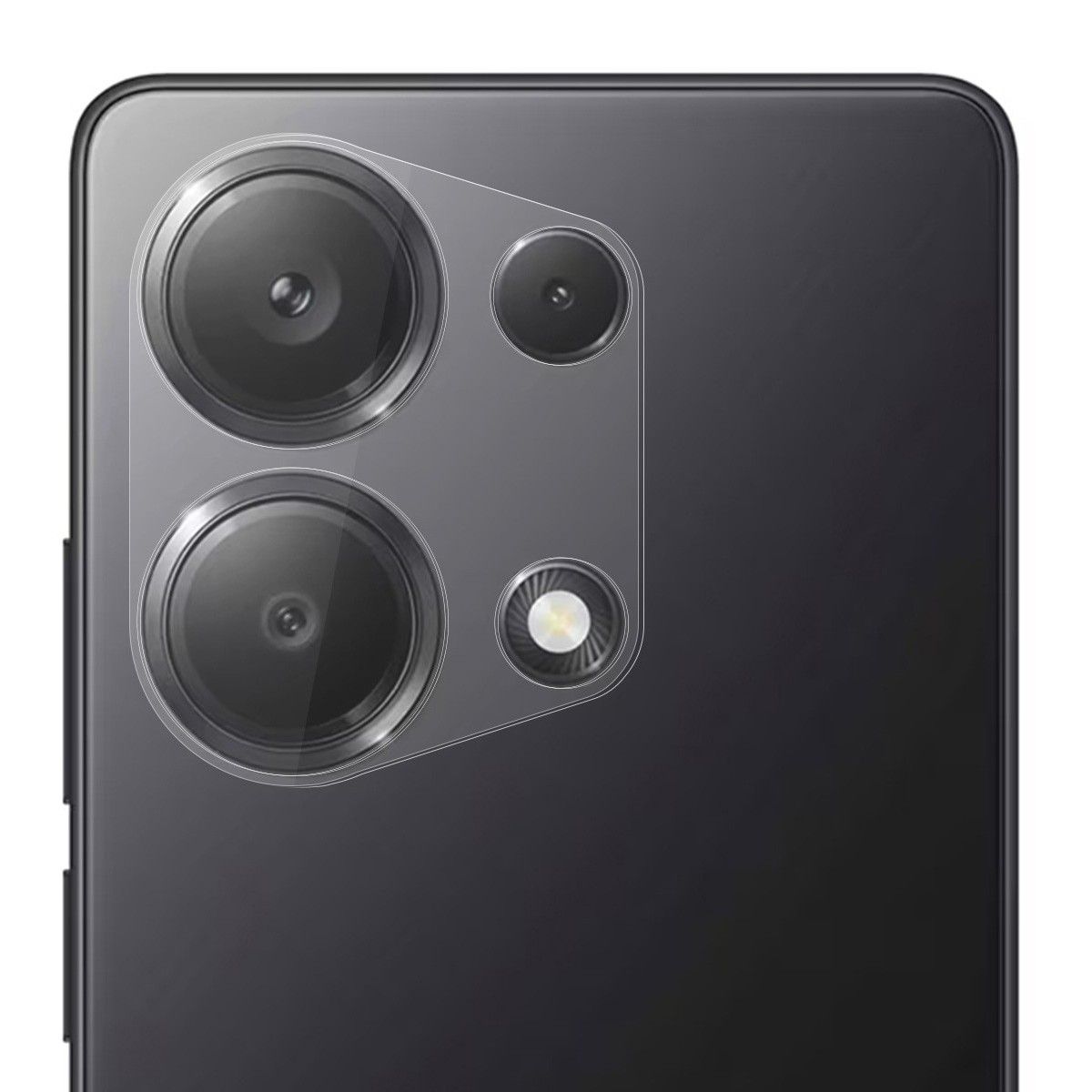 Protector Cristal Templado Cámara Trasera para Xiaomi Poco M6 Pro 4G Vidrio