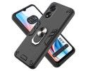 Funda Tough Armor con Anillo Giratorio Negra para Oppo A38 4G