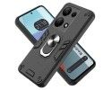 Funda Tough Armor con Anillo Giratorio Negra para Xiaomi Redmi Note 13 4G