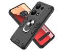 Funda Tough Armor con Anillo Giratorio Negra para Xiaomi Redmi Note 13 Pro 4G