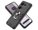 Funda Tough Armor con Anillo Giratorio Negra para Xiaomi Redmi Note 13 Pro 5G