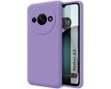 Funda Silicona Líquida Ultra Suave para Xiaomi Redmi A3 color Morada