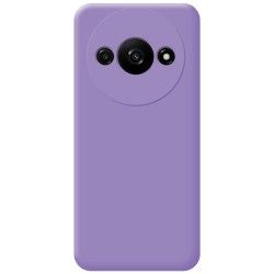 Funda Silicona Líquida Ultra Suave para Xiaomi Redmi A3 color Morada 2