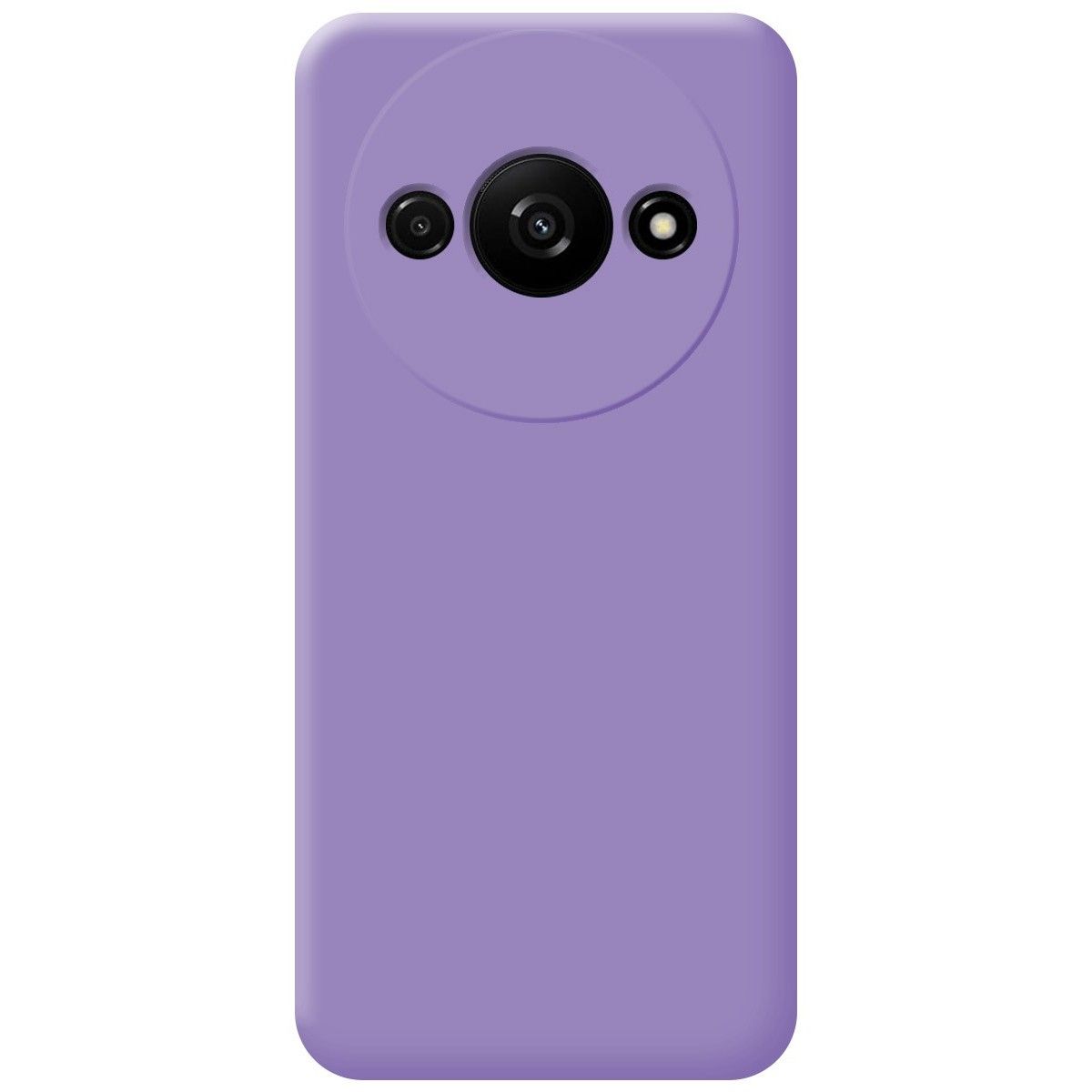 Funda Silicona Líquida Ultra Suave para Xiaomi Redmi A3 color Morada