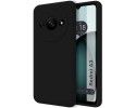 Funda Silicona Líquida Ultra Suave para Xiaomi Redmi A3 color Negra