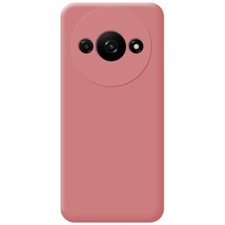 Funda Silicona Líquida Ultra Suave para Xiaomi Redmi A3 color Rosa