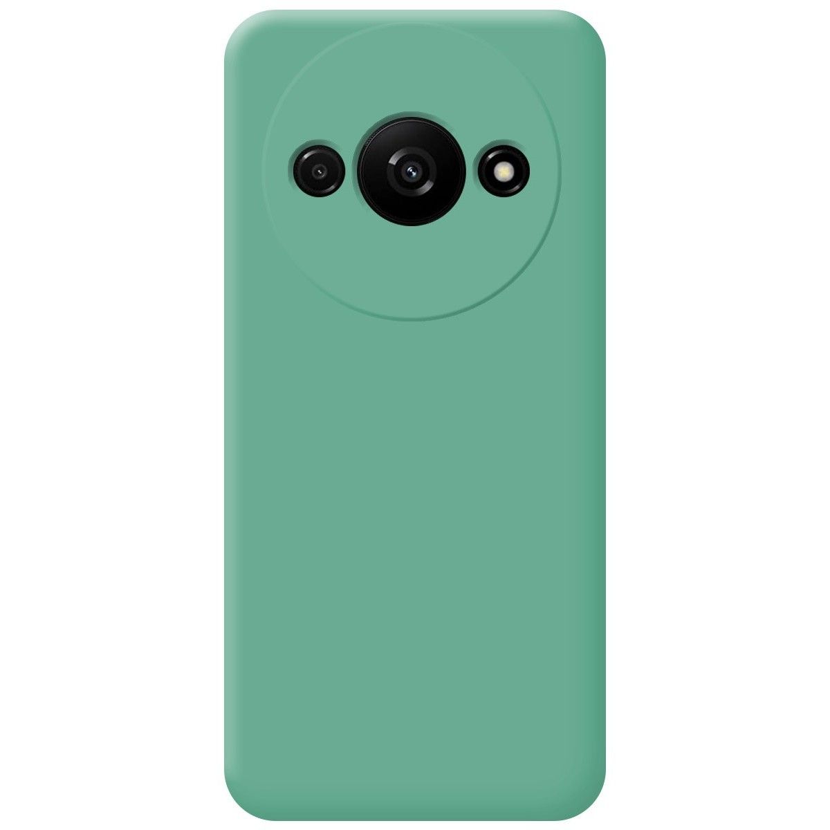 Funda Silicona Líquida Ultra Suave para Xiaomi Redmi A3 color Verde