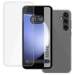 Funda Doble Transparente Pc + Tpu Full Body 360 para Samsung Galaxy S23 FE 5G 2