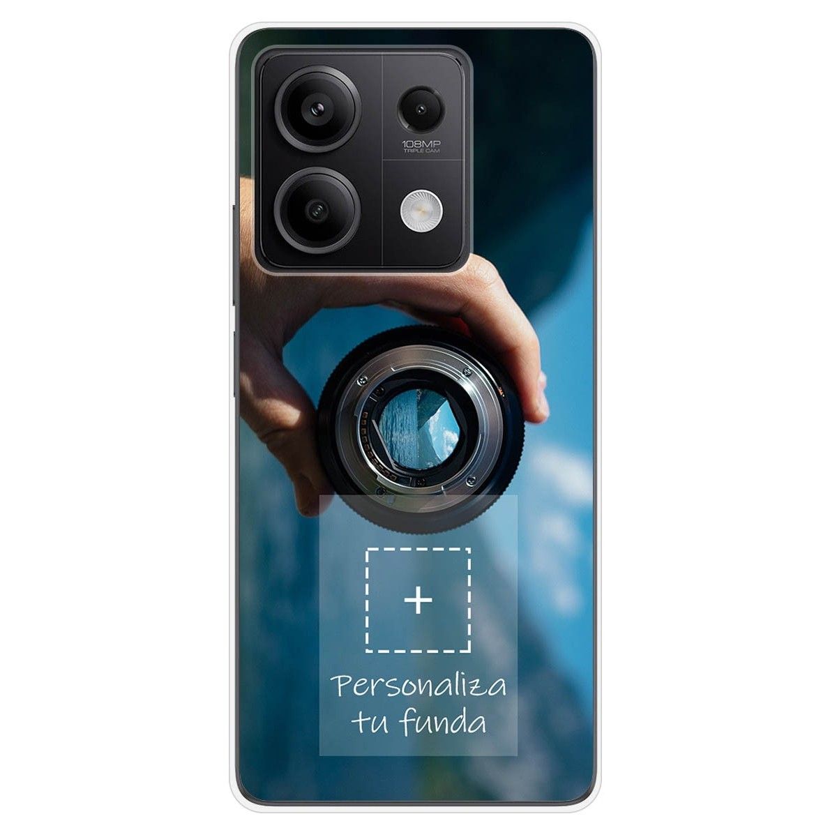 Personaliza tu Funda Doble Pc + Tpu 360 con tu Fotografia para Xiaomi Redmi Note 13 5G Dibujo Personalizada