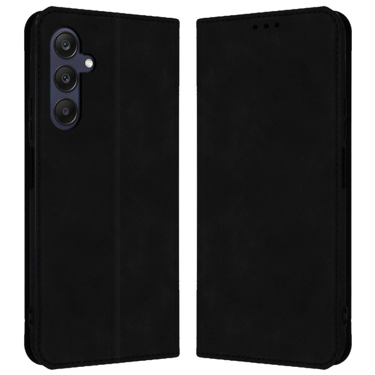Funda Libro de Polipiel con tarjetero para Samsung Galaxy A25 5G color Negra