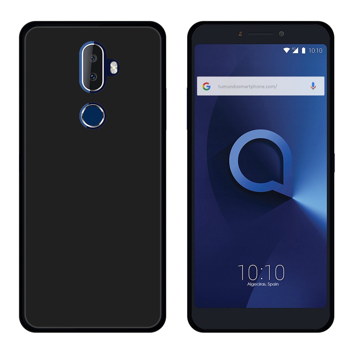 Funda Gel Tpu para Alcatel 3V Color Negra