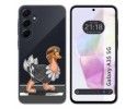 Funda Silicona Transparente para Samsung Galaxy A35 5G diseño Avestruz Dibujos