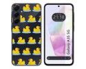Funda Silicona Transparente para Samsung Galaxy A35 5G diseño Pato Dibujos