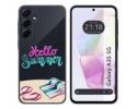Funda Silicona Transparente para Samsung Galaxy A35 5G diseño Summer Dibujos