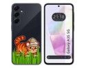 Funda Silicona Transparente para Samsung Galaxy A35 5G diseño Tigre Dibujos