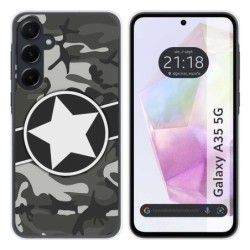 Funda Silicona para Samsung Galaxy A35 5G diseño Camuflaje 02 Dibujos