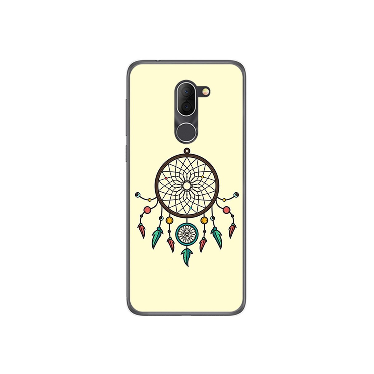 Funda Gel Tpu para Alcatel 3x Diseño Atrapasueños Dibujos