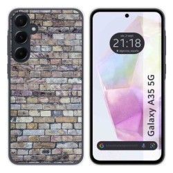 Funda Silicona para Samsung Galaxy A35 5G diseño Ladrillo 02 Dibujos