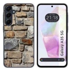 Funda Silicona para Samsung Galaxy A35 5G diseño Ladrillo 03 Dibujos