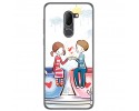 Funda Gel Tpu para Alcatel 3x Diseño Cafe Dibujos