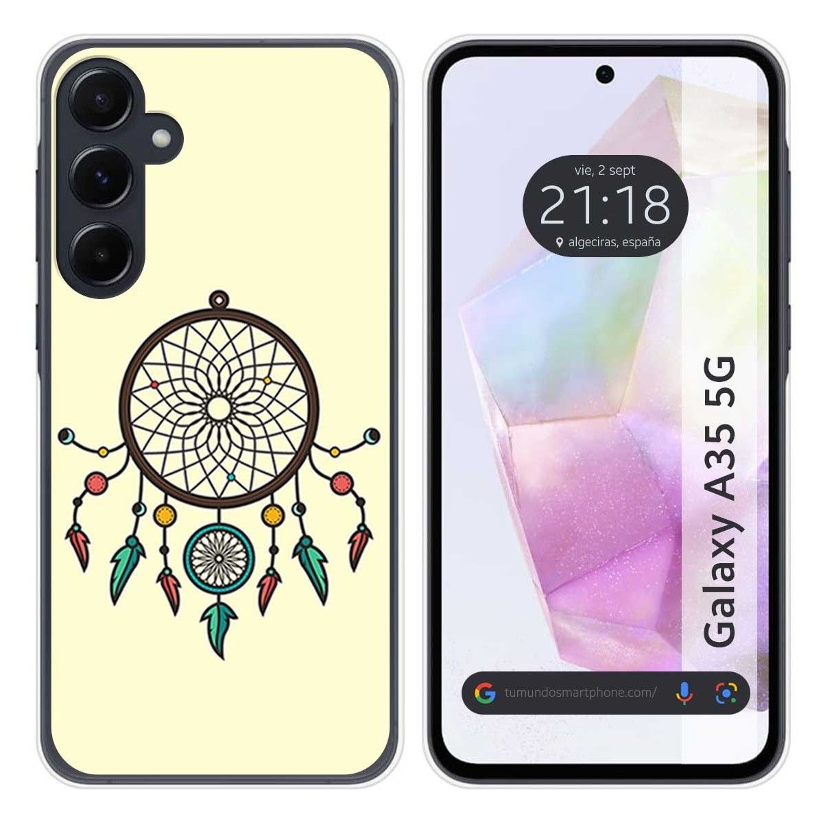 Funda Silicona para Samsung Galaxy A35 5G diseño Atrapasueños Dibujos