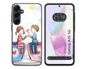 Funda Silicona para Samsung Galaxy A35 5G diseño Café Dibujos