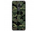Funda Gel Tpu para Alcatel 3x Diseño Camuflaje Dibujos