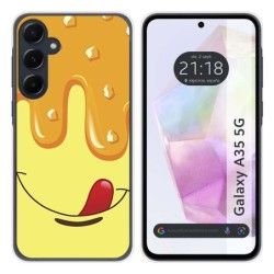 Funda Silicona para Samsung Galaxy A35 5G diseño Helado Vainilla Dibujos