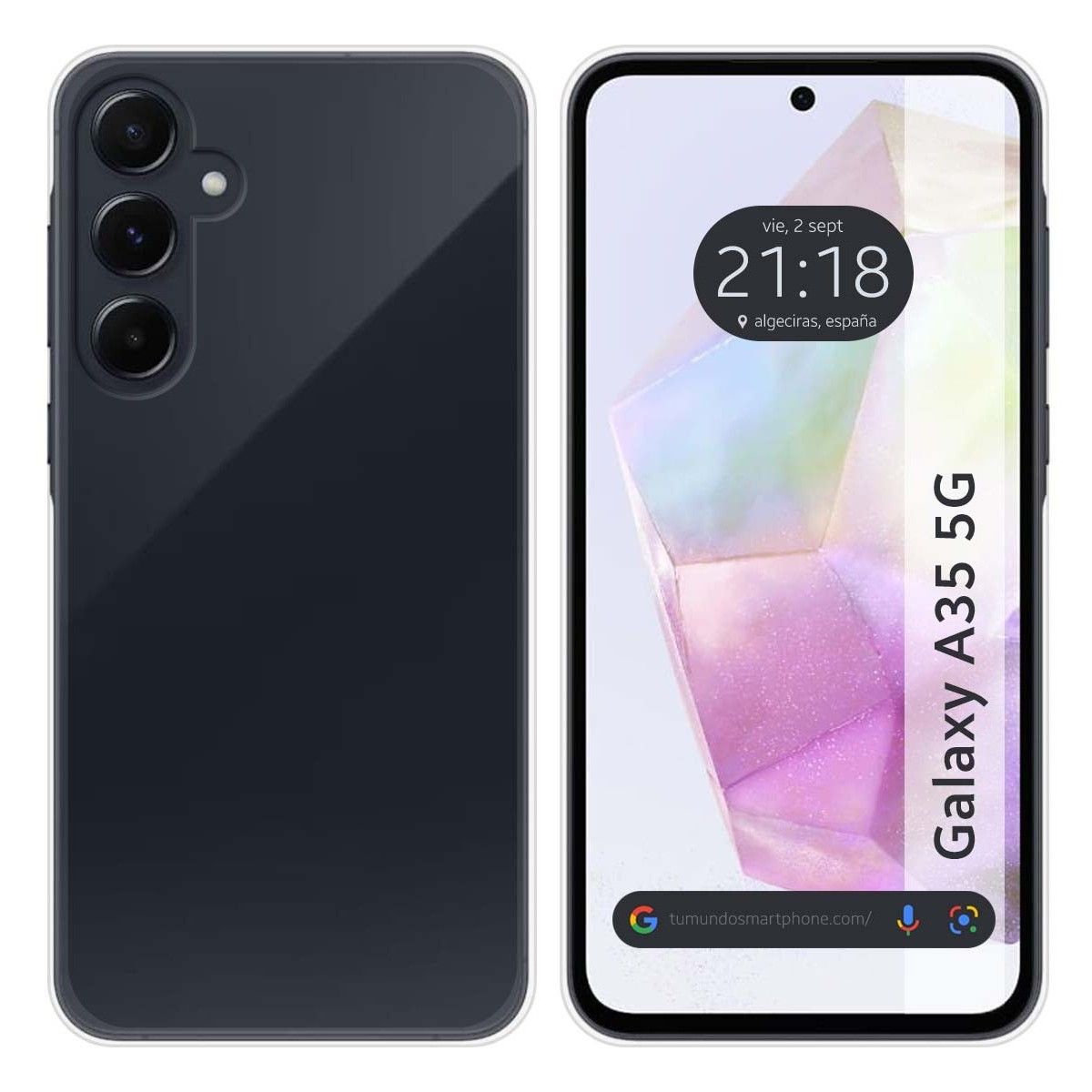 Funda Silicona para Samsung Galaxy A35 5G diseño Leones Dibujos