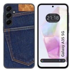 Funda Silicona para Samsung Galaxy A35 5G diseño Vaquero Dibujos