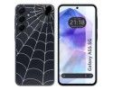 Funda Silicona Transparente para Samsung Galaxy A55 5G diseño Araña Dibujos