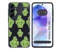 Funda Silicona Transparente para Samsung Galaxy A55 5G diseño Cactus Dibujos