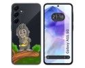 Funda Silicona Transparente para Samsung Galaxy A55 5G diseño Mono Dibujos