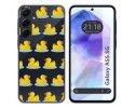 Funda Silicona Transparente para Samsung Galaxy A55 5G diseño Pato Dibujos
