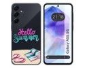 Funda Silicona Transparente para Samsung Galaxy A55 5G diseño Summer Dibujos