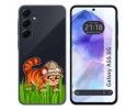 Funda Silicona Transparente para Samsung Galaxy A55 5G diseño Tigre Dibujos