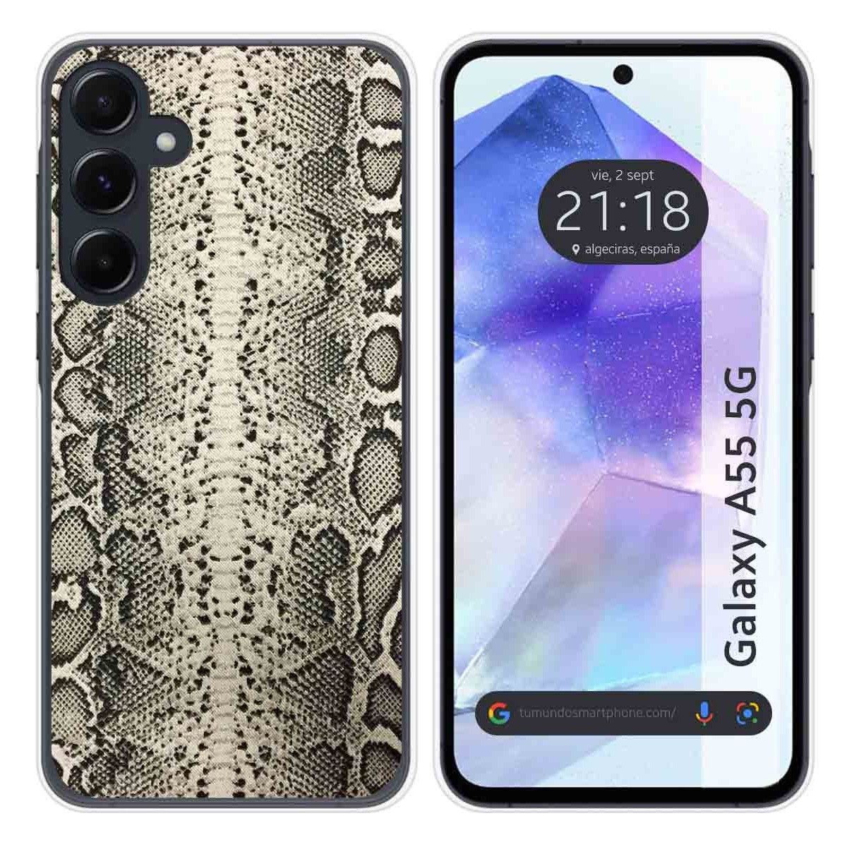 Funda Silicona para Samsung Galaxy A55 5G diseño Animal 01 Dibujos