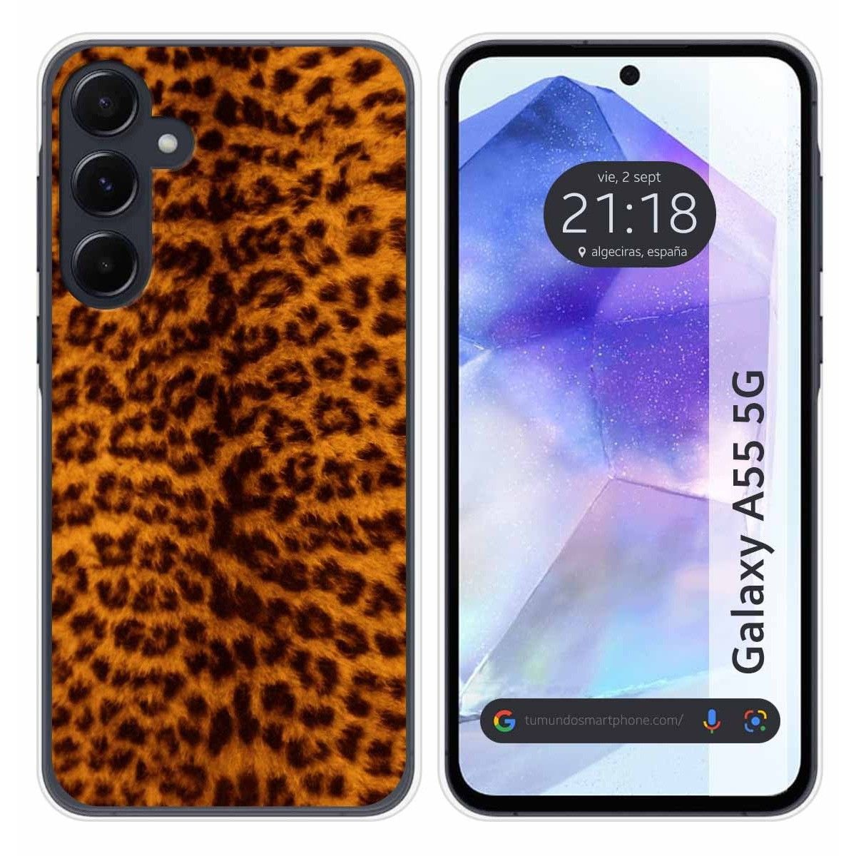 Funda Silicona para Samsung Galaxy A55 5G diseño Animal 03 Dibujos