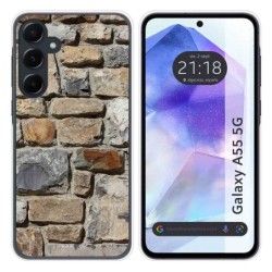 Funda Silicona para Samsung Galaxy A55 5G diseño Ladrillo 03 Dibujos