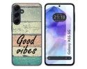 Funda Silicona para Samsung Galaxy A55 5G diseño Madera 01 Dibujos