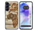 Funda Silicona para Samsung Galaxy A55 5G diseño Madera 07 Dibujos