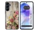 Funda Silicona para Samsung Galaxy A55 5G diseño Madera 08 Dibujos