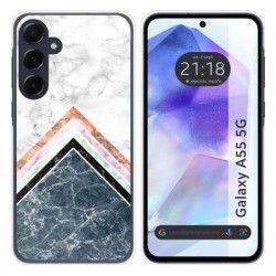 Funda Silicona para Samsung Galaxy A55 5G diseño Mármol 05 Dibujos