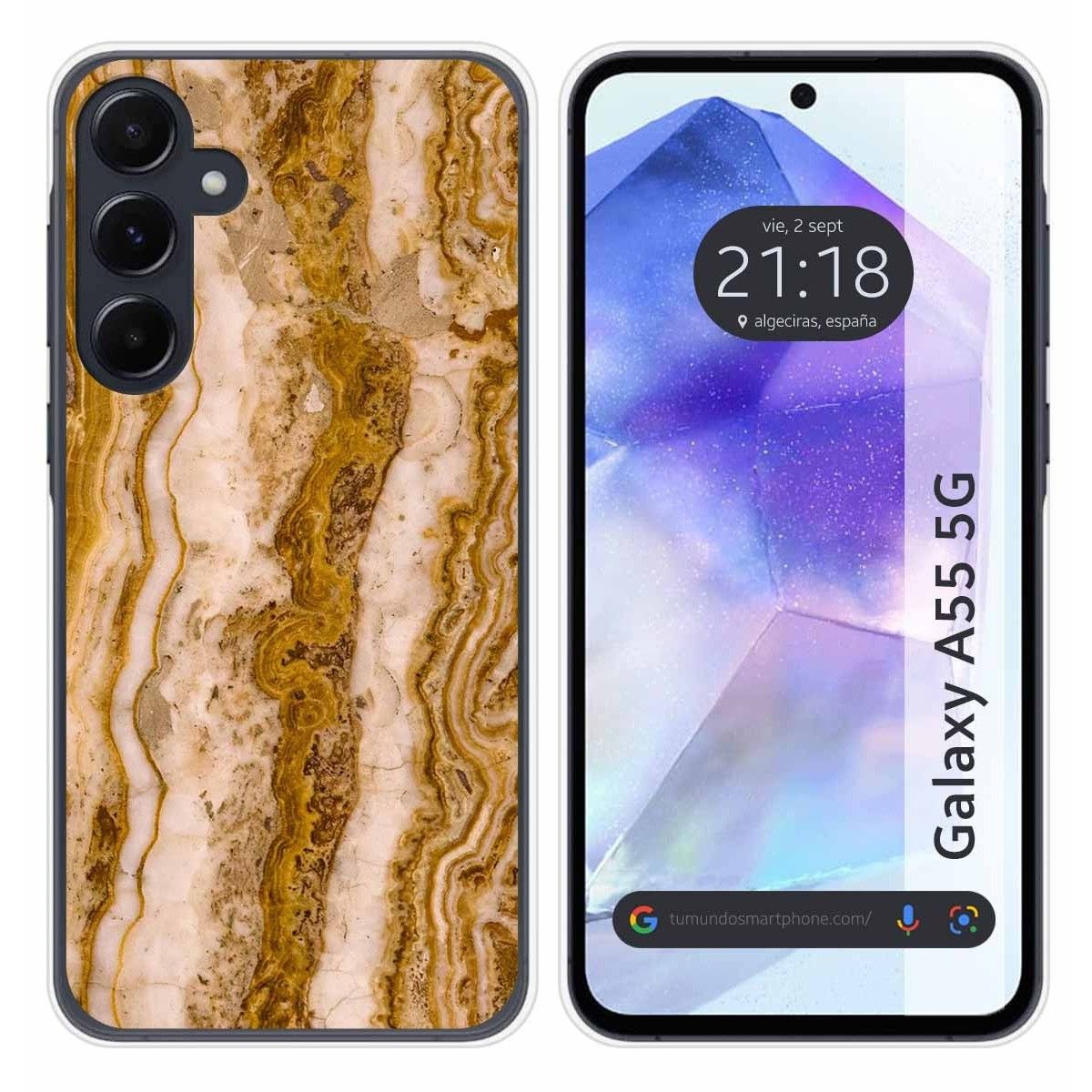 Funda Silicona para Samsung Galaxy A55 5G diseño Mármol 10 Dibujos
