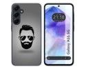 Funda Silicona para Samsung Galaxy A55 5G diseño Barba Dibujos